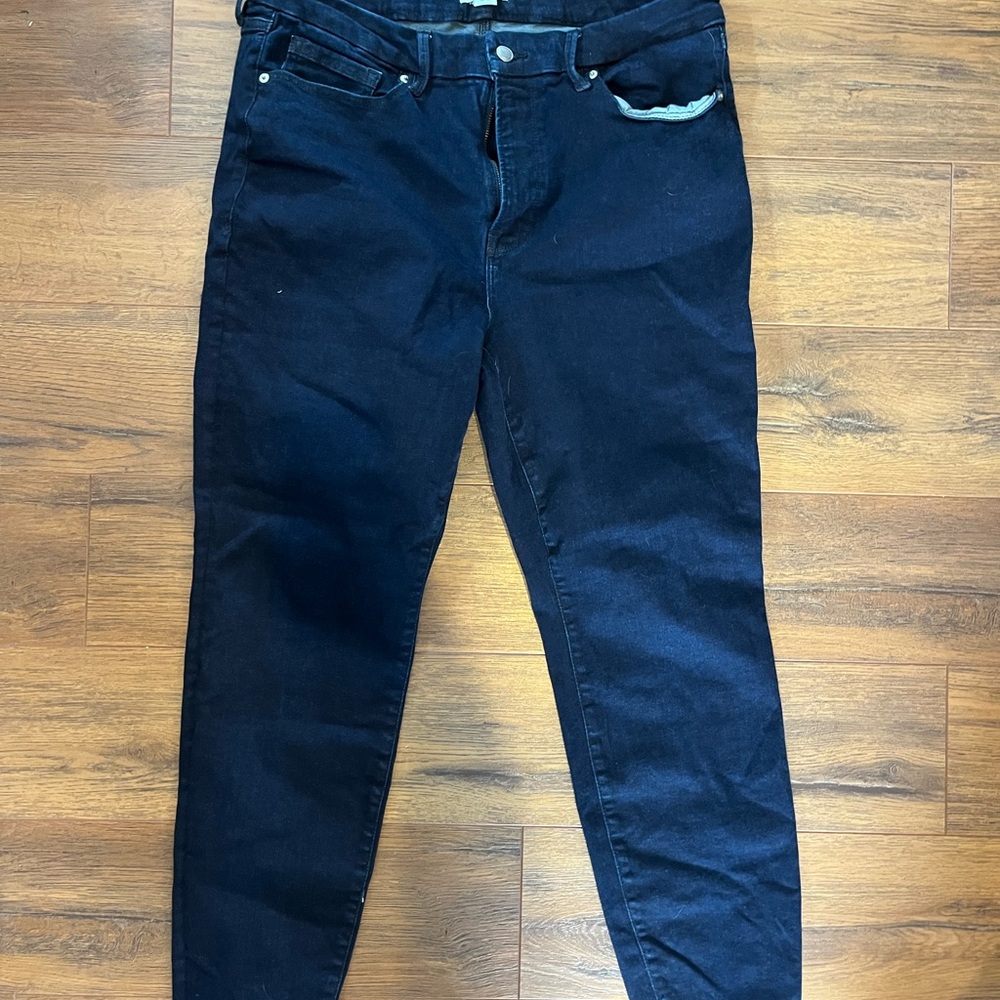 Good American Dark Blue Skinny Jeans